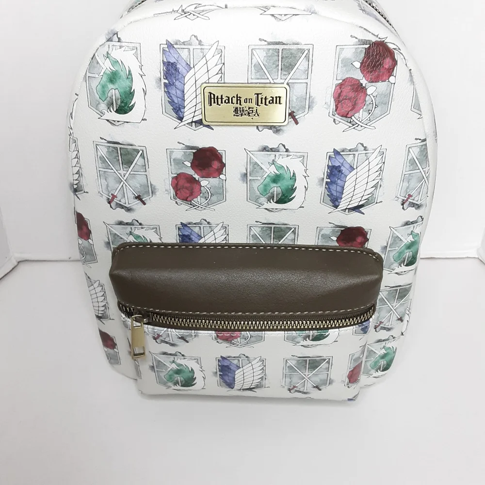 Attack On Titan Regiment Crests Mini Backpack NWT - Picture 5 of 8
